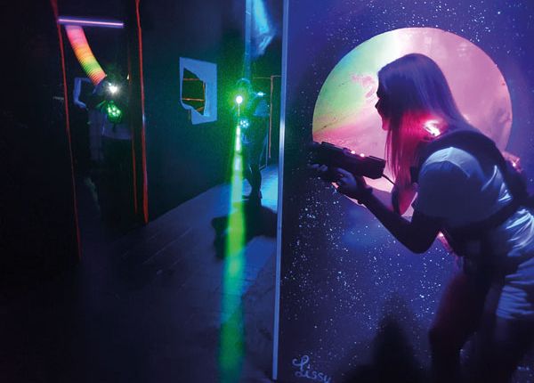 Lasertag Spieler